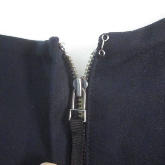 J Crew Work Dress Navy Blue Lined Size 10 - Picture 9 of 10